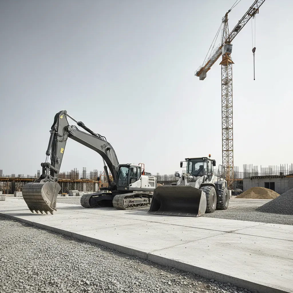 Construction equipment lineup